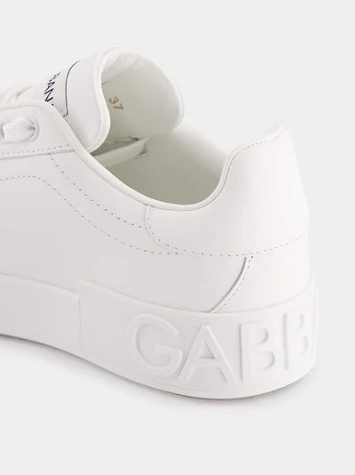 DOLCE & GABBANA Portofino Calfskin Sneakers