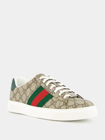 GUCCI Classic Web-Trim Sneakers