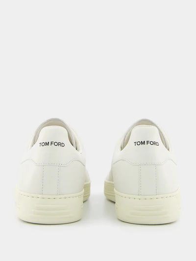 TOM FORD Warwick Grained Leather Sneakers