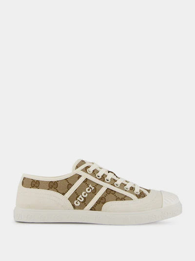 GUCCI Canvas Low-Top Sneakers