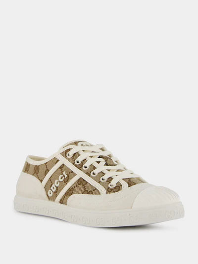 GUCCI Canvas Low-Top Sneakers