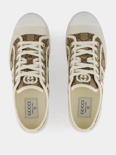 GUCCI Canvas Low-Top Sneakers