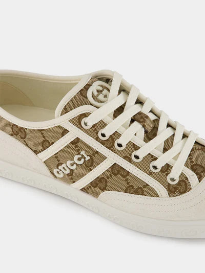 GUCCI Canvas Low-Top Sneakers