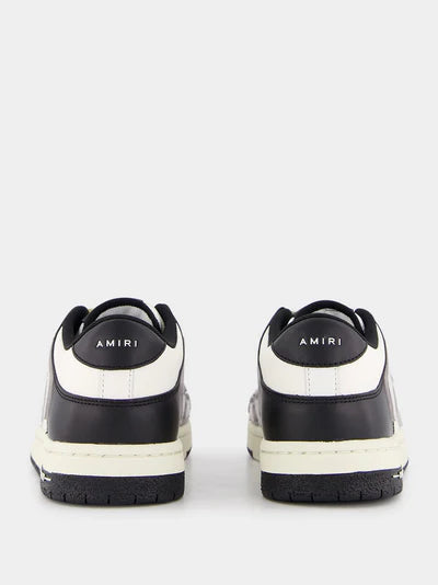 AMIRI Black Leather Skel Low Sneakers