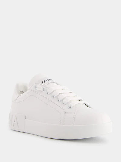 DOLCE & GABBANA Portofino Calfskin Sneakers