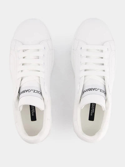 DOLCE & GABBANA Portofino Calfskin Sneakers