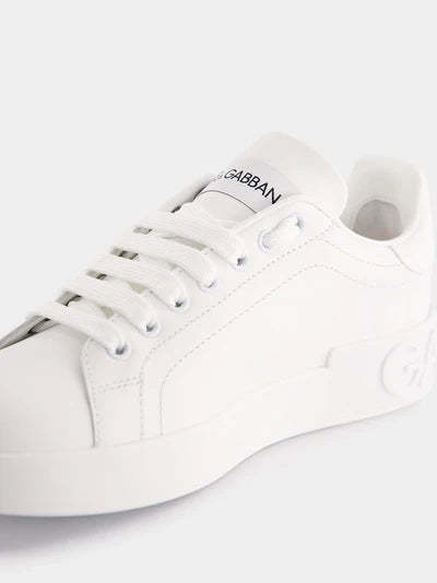 DOLCE & GABBANA Portofino Calfskin Sneakers