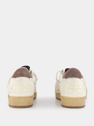 GOLDEN GOOSE Ballstar Sneakers With Nappa Upper And Suede Heel