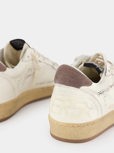 GOLDEN GOOSE Ballstar Sneakers With Nappa Upper And Suede Heel