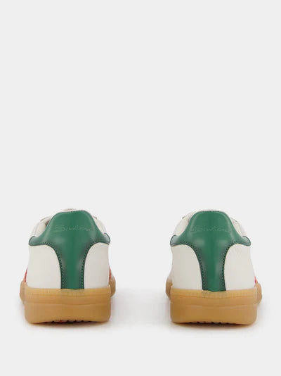 SANTONI DBS Oly Retro Leather Sneakers