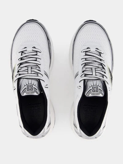 GIVENCHY NFNTY-52 Synthetic Leather And Mesh Sneakers