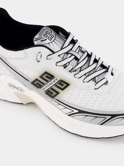GIVENCHY NFNTY-52 Synthetic Leather And Mesh Sneakers