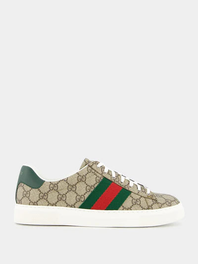 GUCCI Classic Web-Trim Sneakers